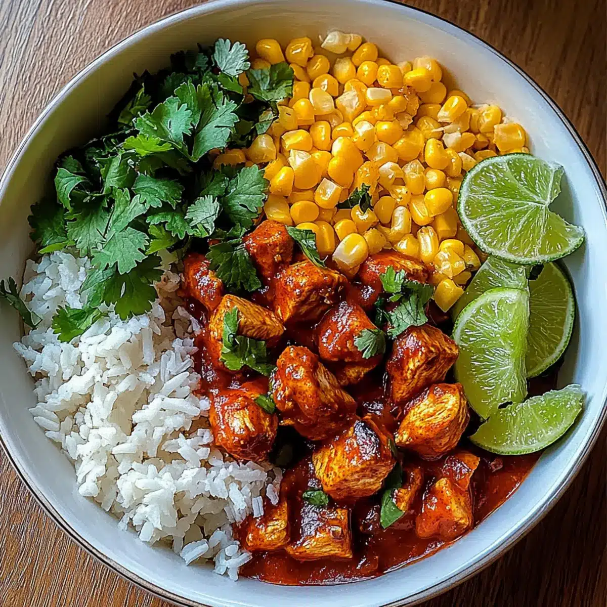 Chicken Enchilada Bowls