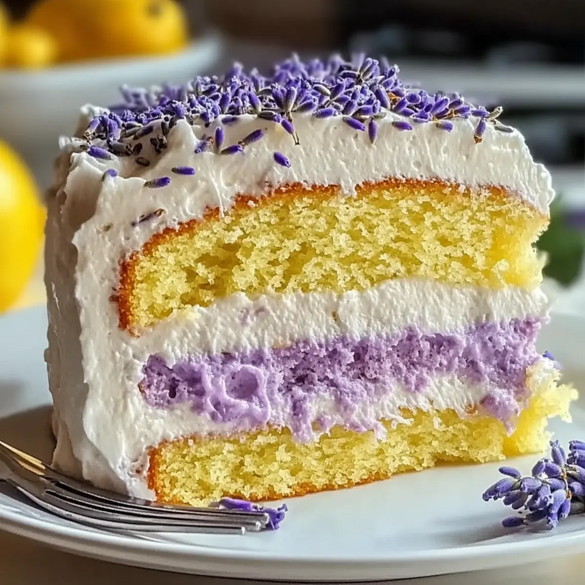 Lemon Lavender Cake