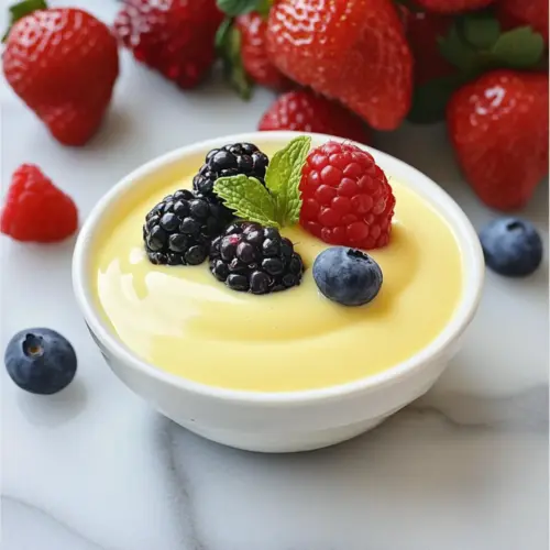 Homemade Vanilla Custard