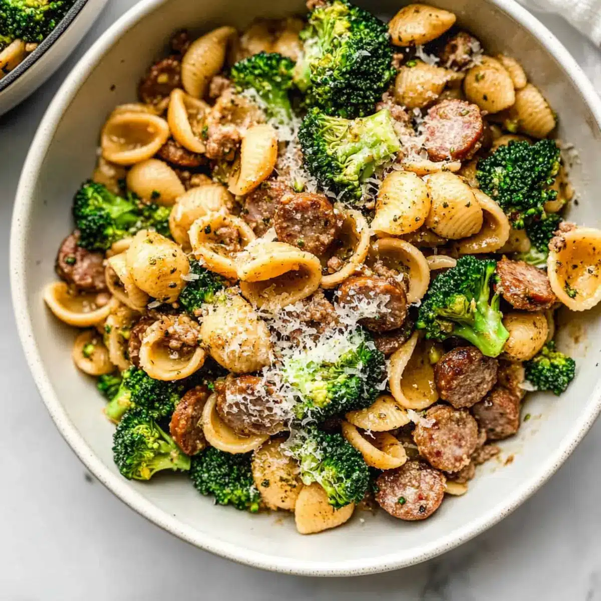 Orecchiette with Sausage and Broccoli
