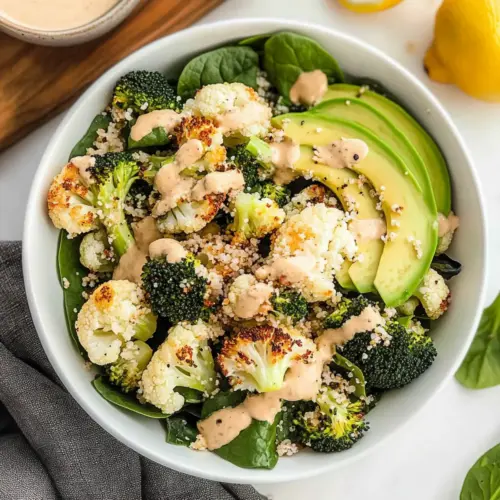 Roasted Cauliflower and Broccoli Salad