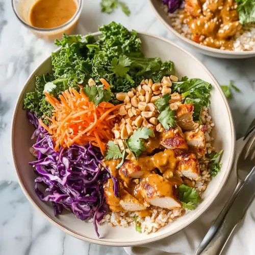 Thai Chicken Buddha Bowls