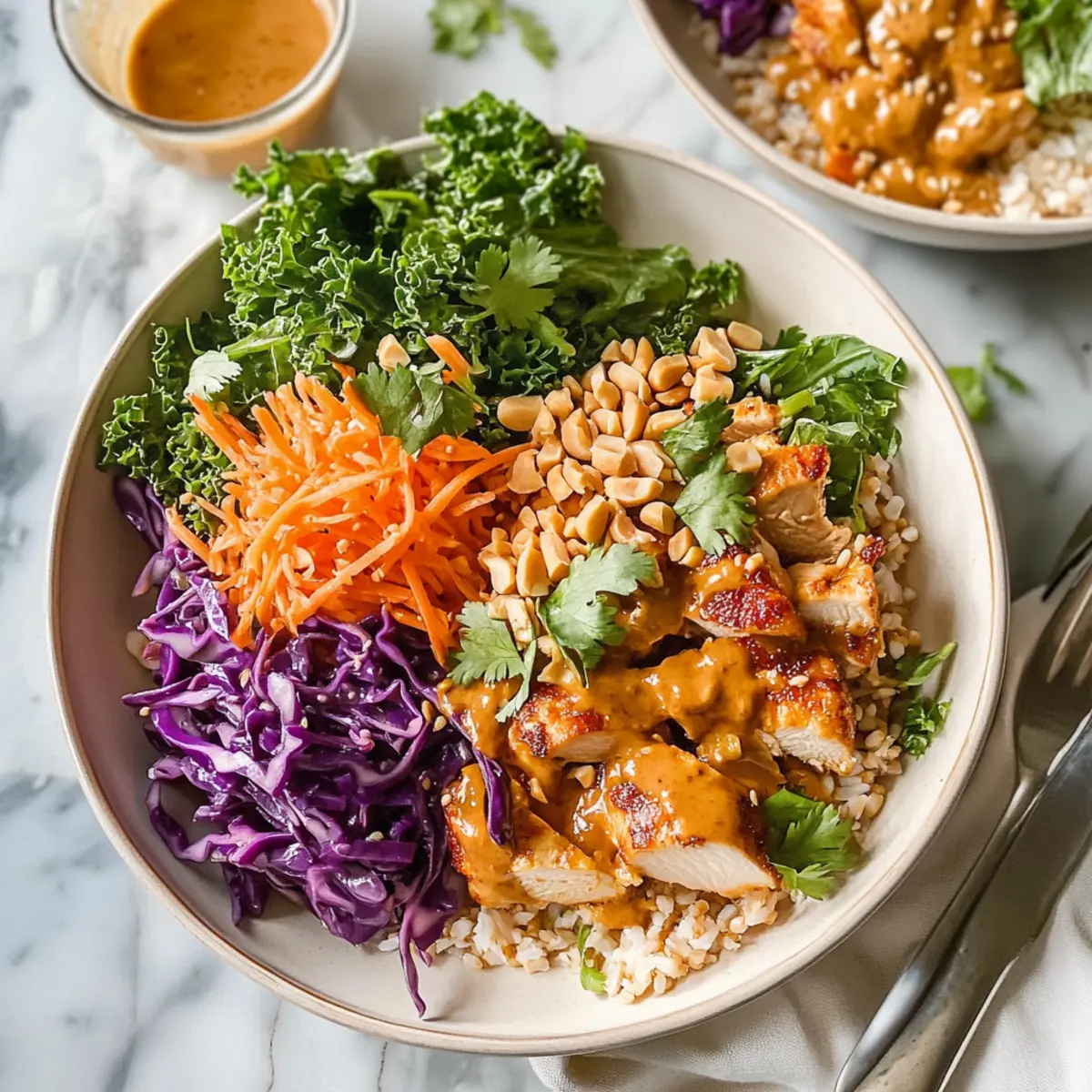 Thai Chicken Buddha Bowls