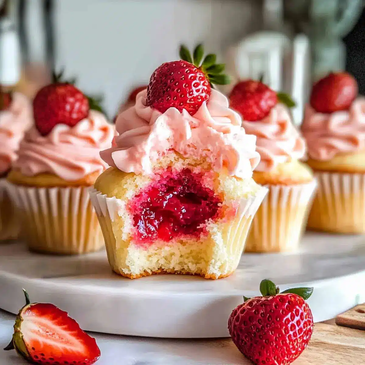 Strawberry Cupcakes