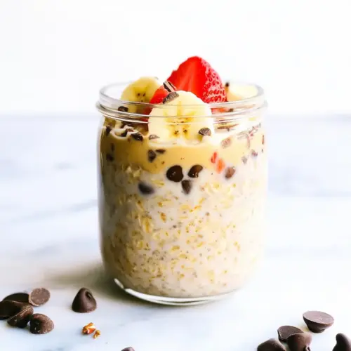 Banana Split Overnight Oats