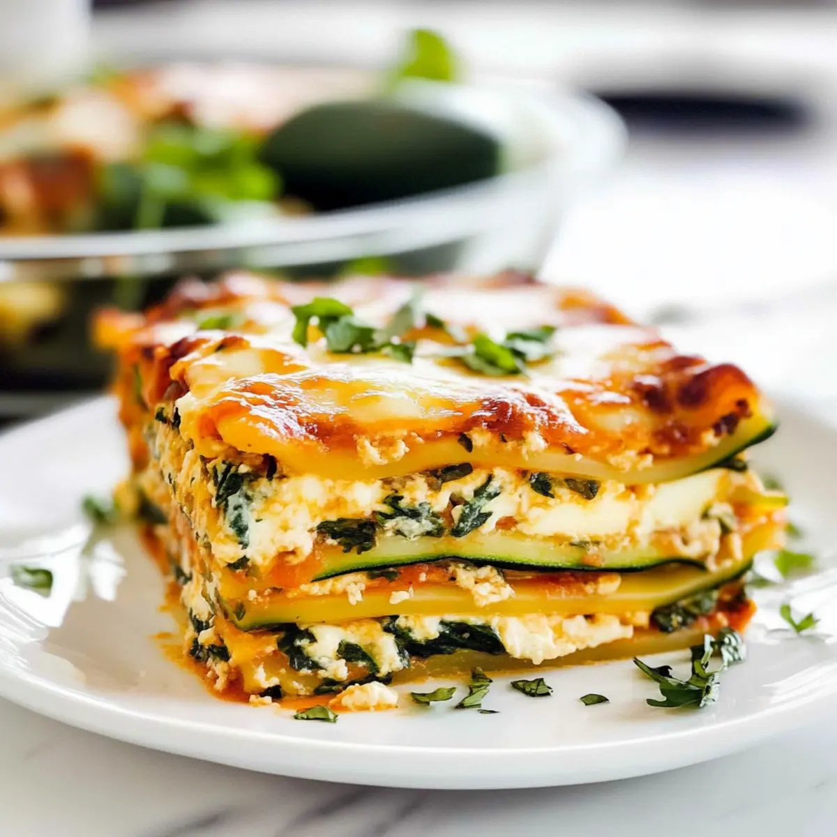 Gluten Free Veggie Lasagna