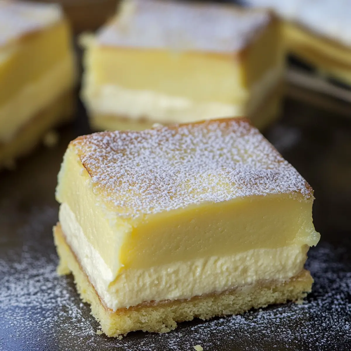 Vanilla Magic Custard Cake