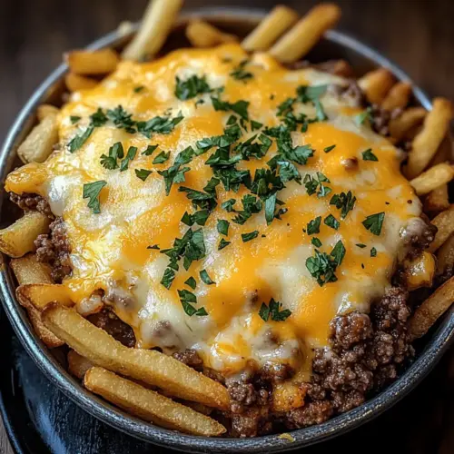 Cheeseburger French Fry Casserole