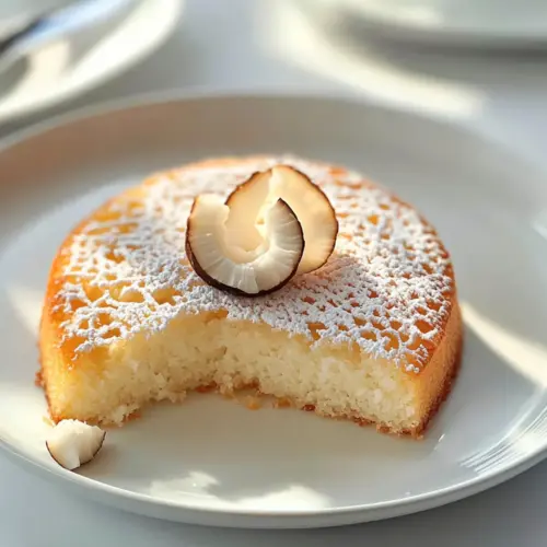 Gâteau Fondant Noix de Coco