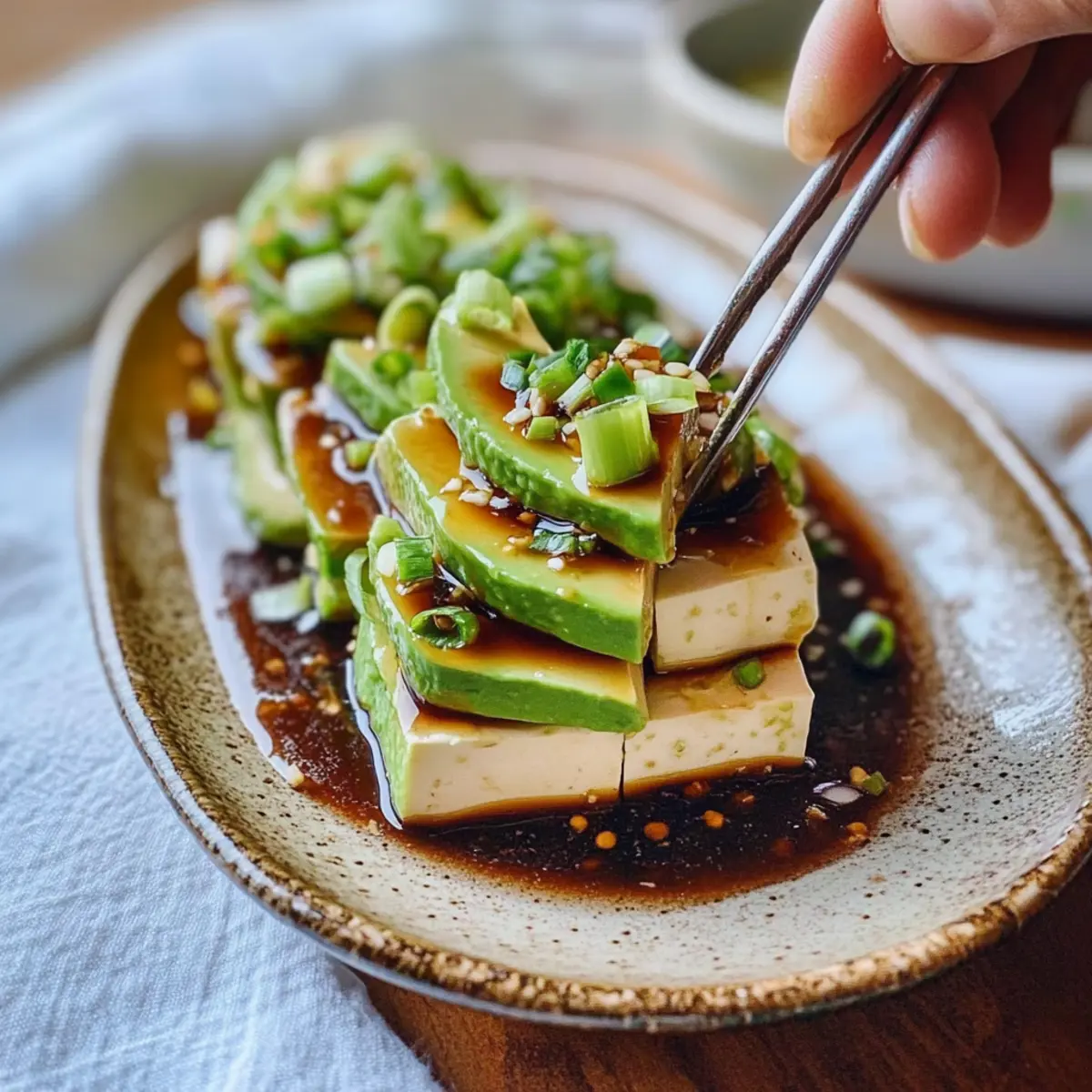 Tofu Avocado Salad