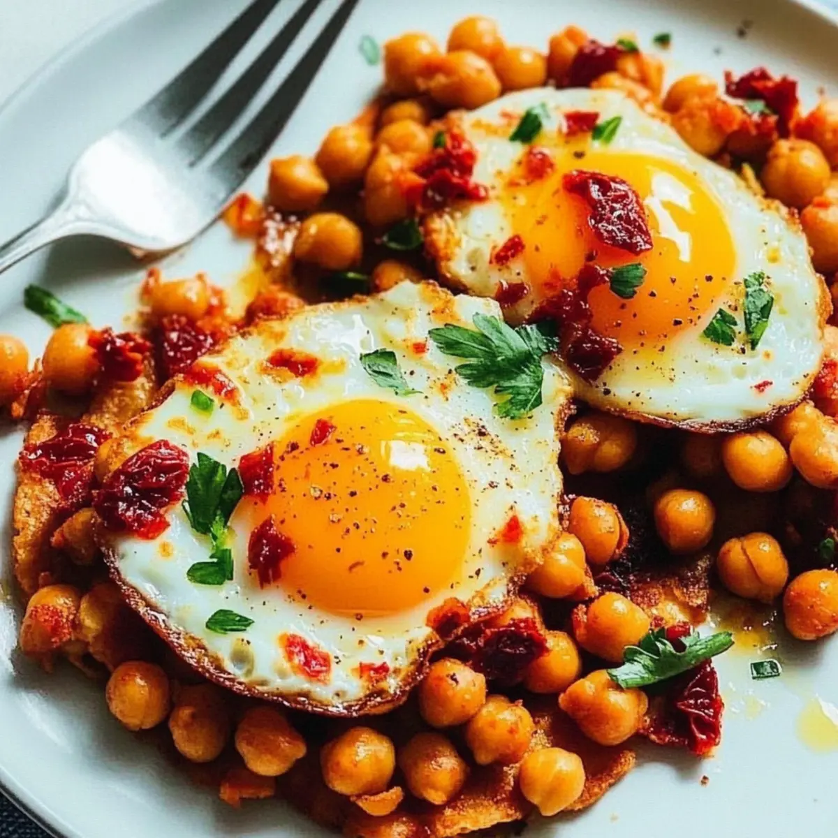 Chickpea Fried Eggs