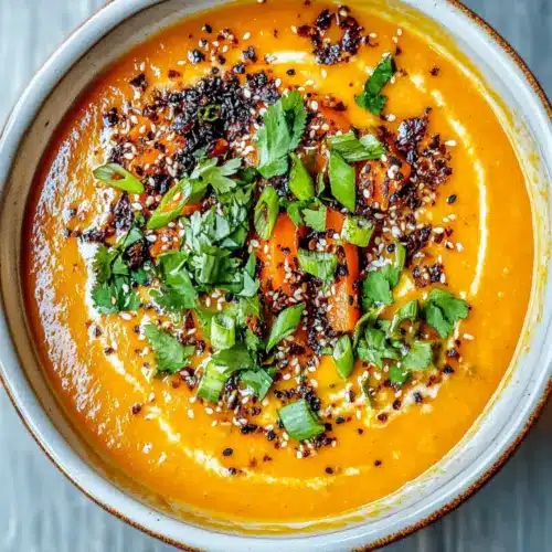 Spicy Miso Carrot Soup