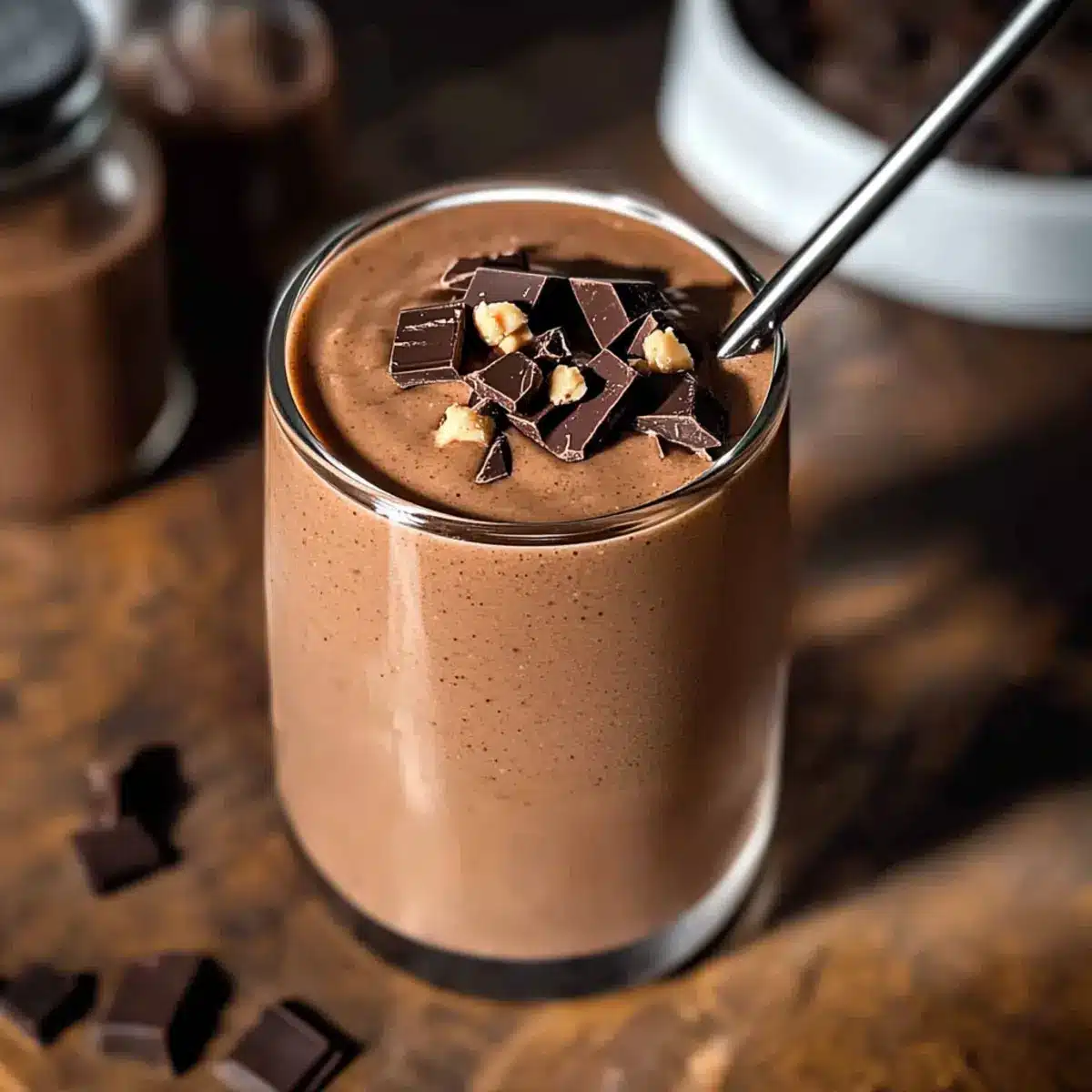 Chocolate Peanut Butter Smoothie