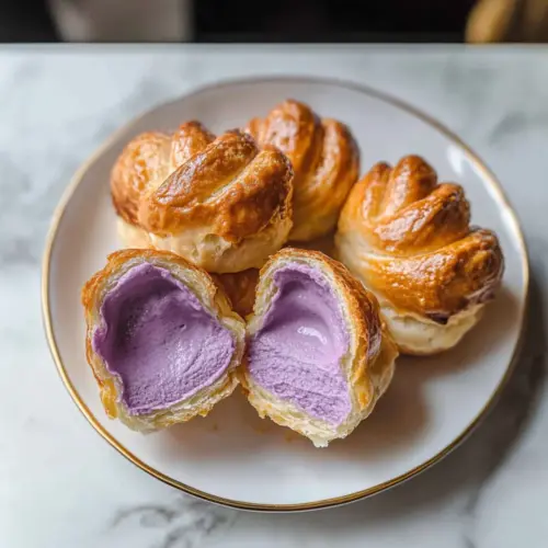Ube Cream Puffs