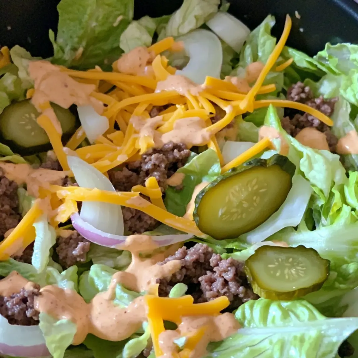 Keto Big Mac Salad