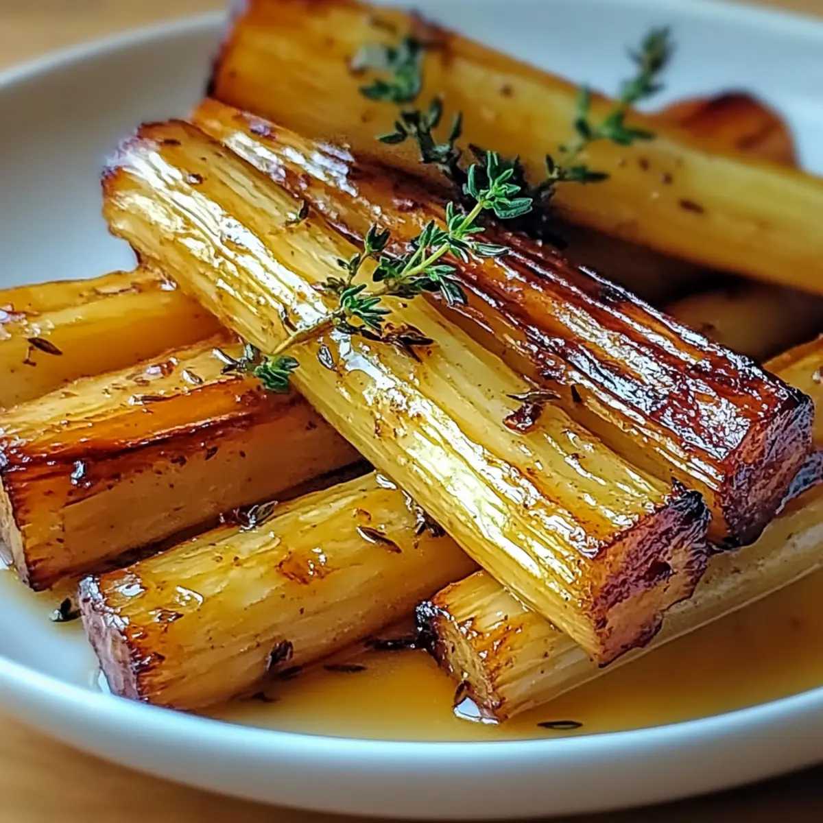 Maple Roasted Parsnips