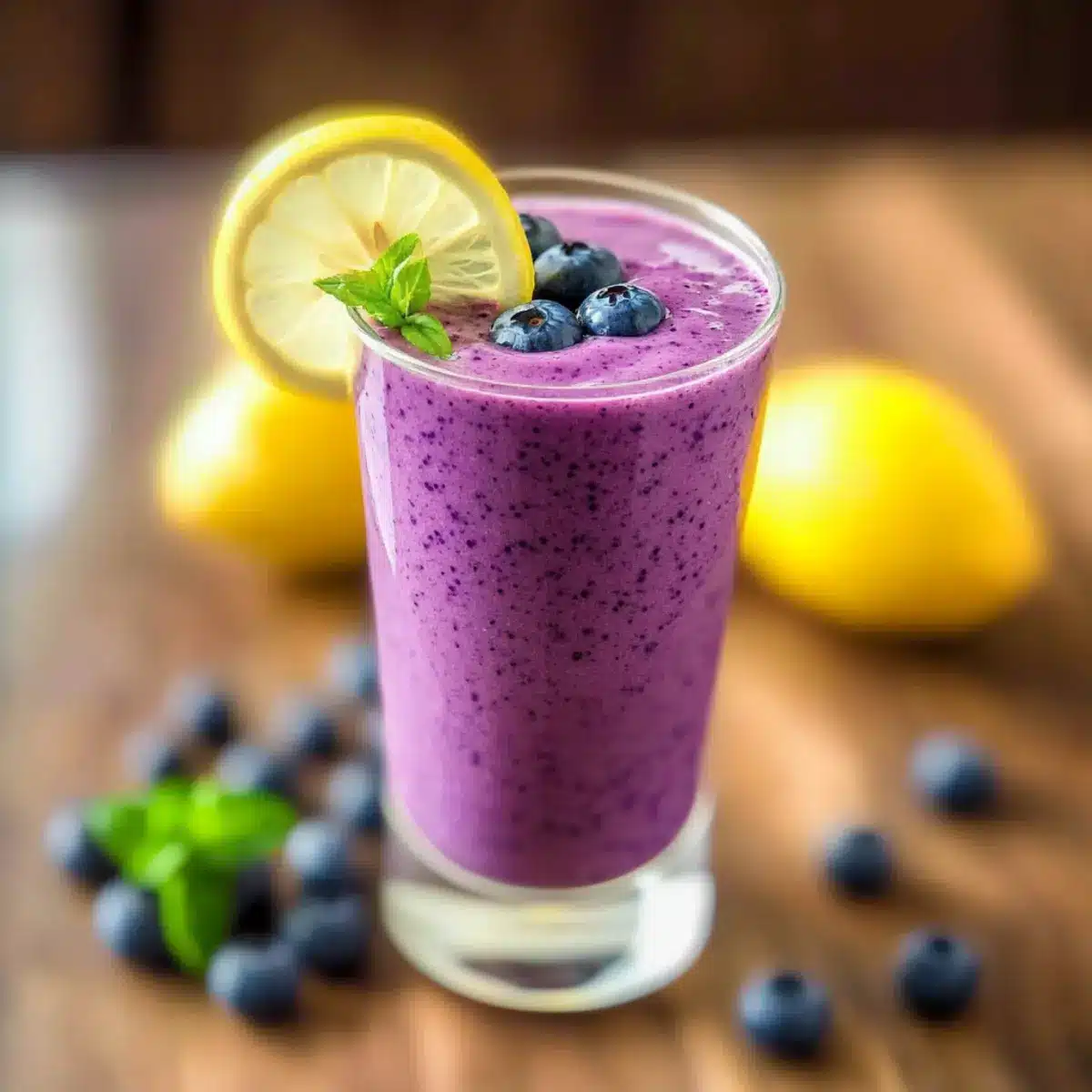 Anti-Inflammatory Lemon-Blueberry Smoothie