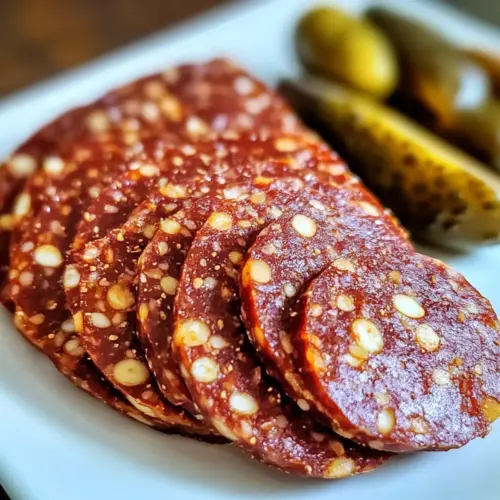 Homemade Vegan Salami