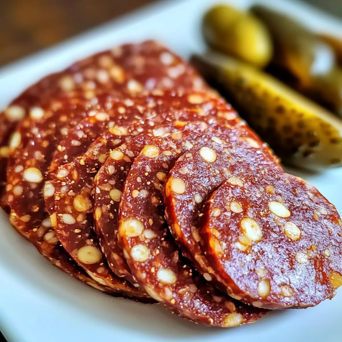 Homemade Vegan Salami