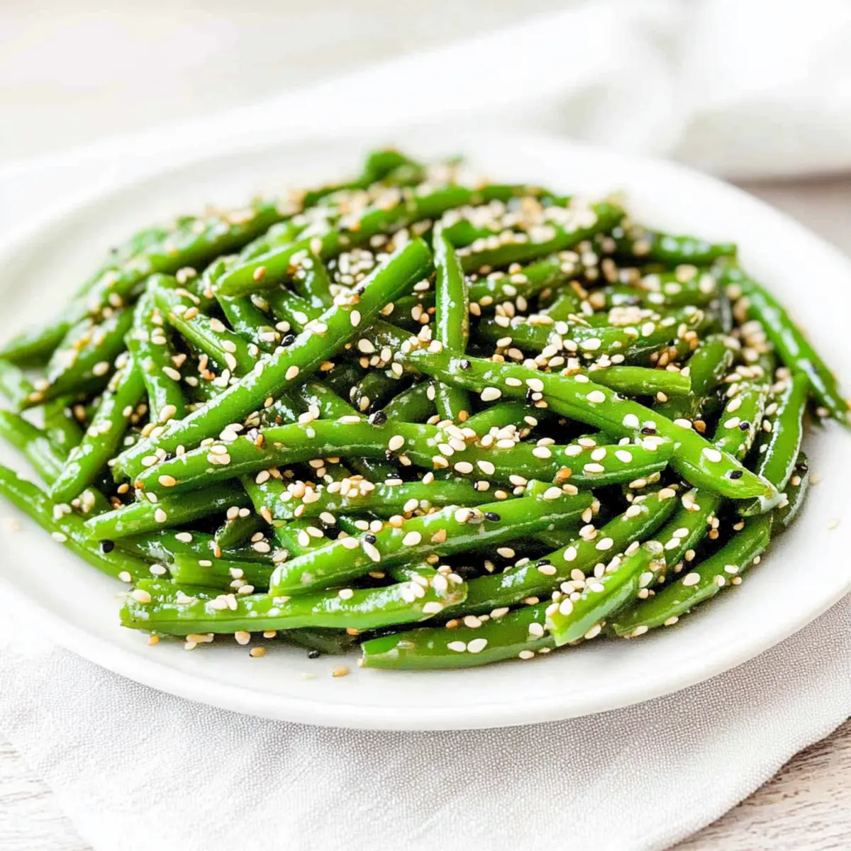 Sesame Ginger Green Bean Salad