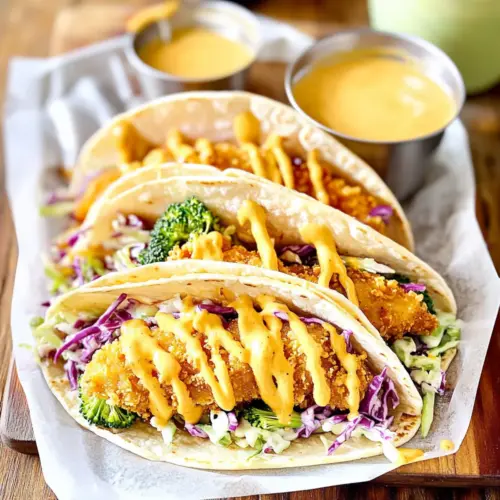 Honey Mustard Chicken Tacos