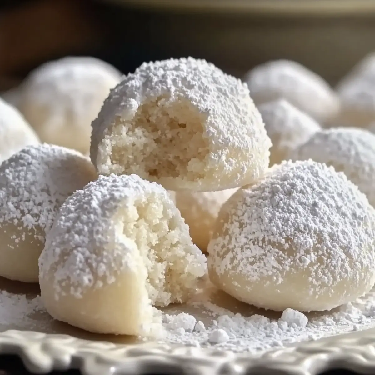 Sweetened Condensed Milk Snowball Cookies