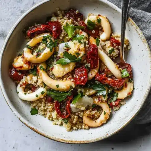 Healthy Puttanesca-Style Sautéed Squid