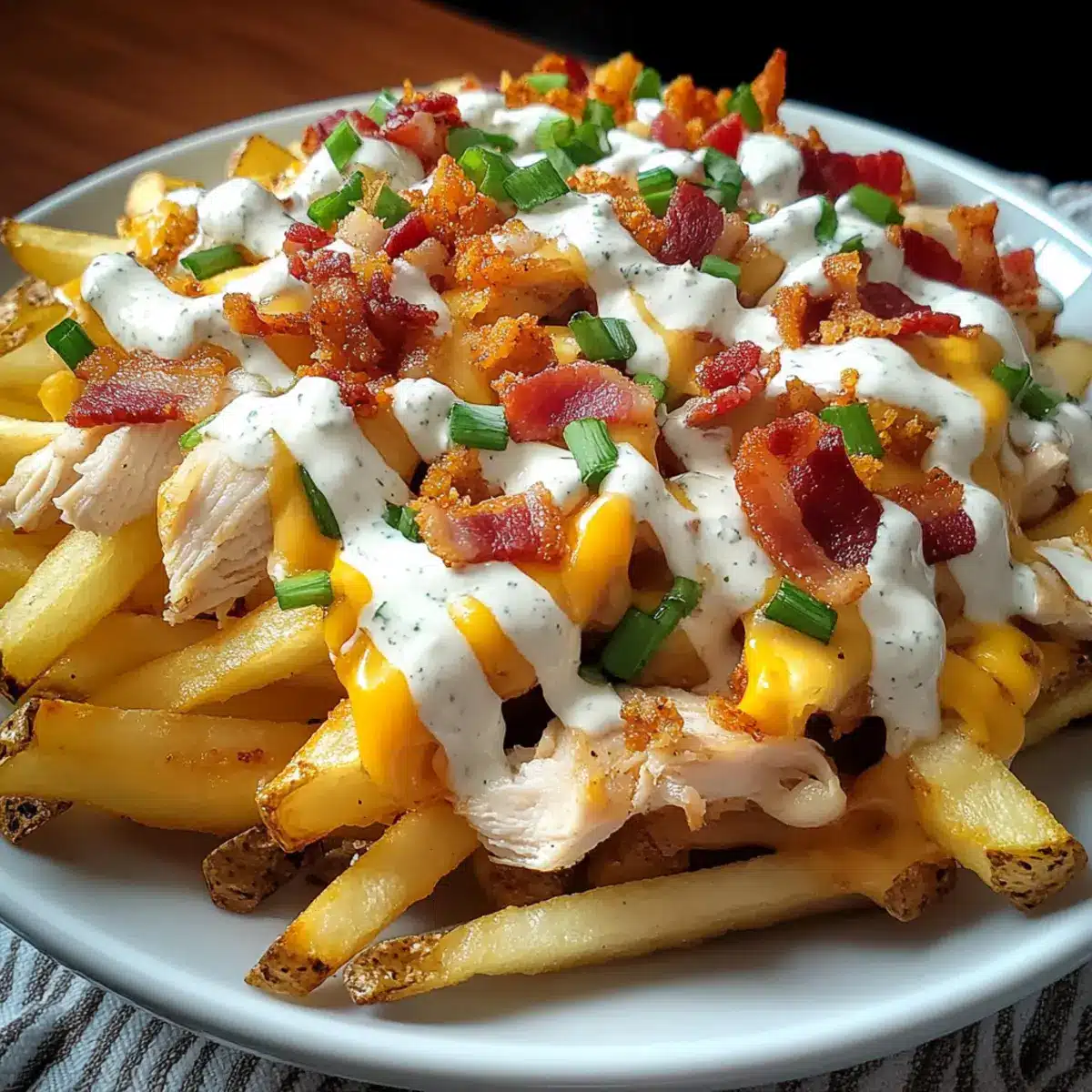 Chicken Bacon Ranch Fries