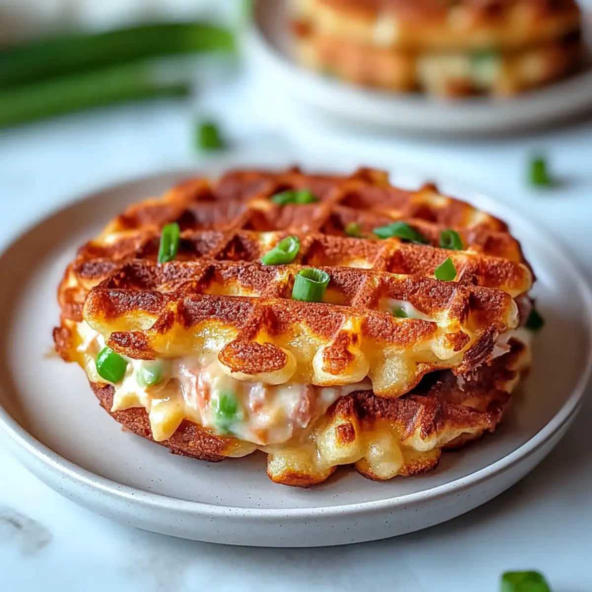Savory Tuna Melt Chaffle