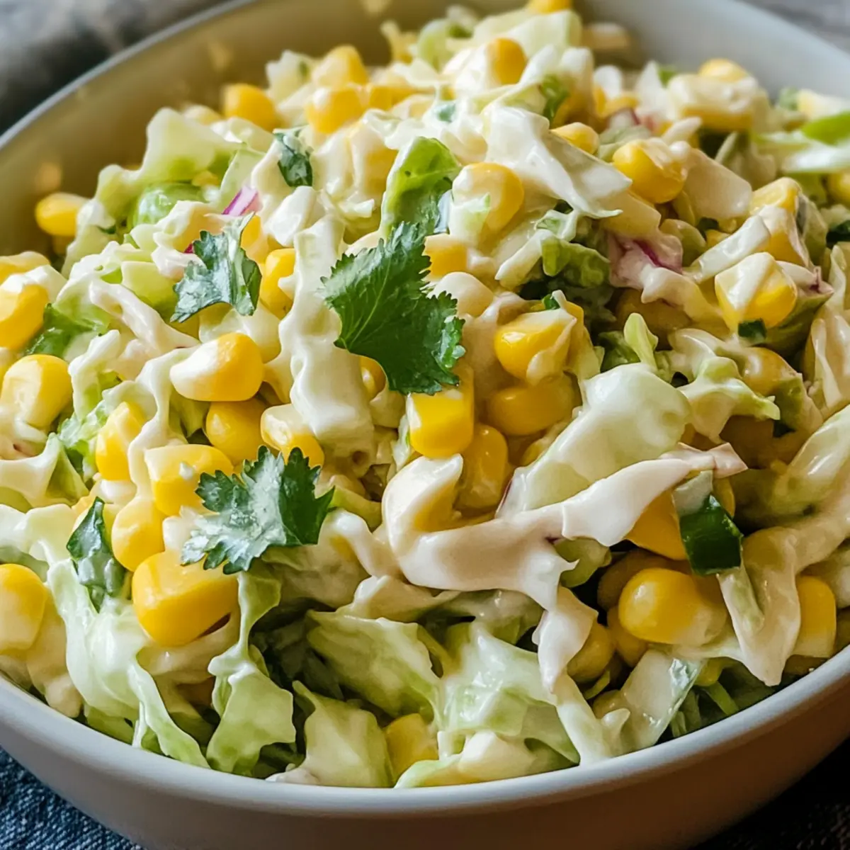 Jalapeno Corn Coleslaw
