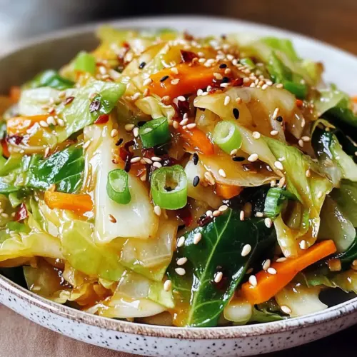 Asian Cabbage Stir Fry