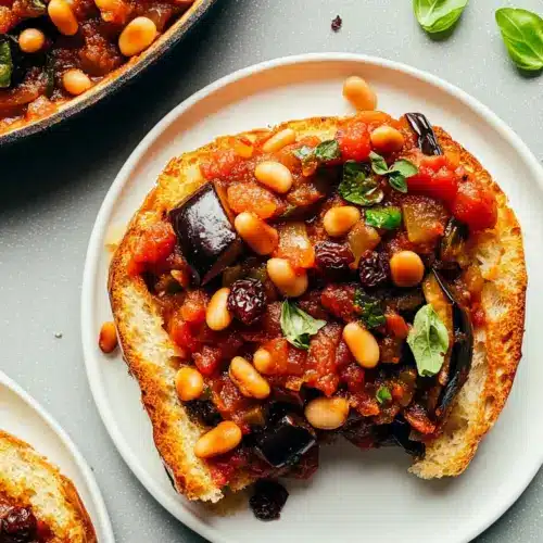 White Bean Eggplant Caponata