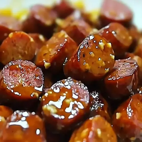 Slow Cooker Honey Mustard Kielbasa Bites