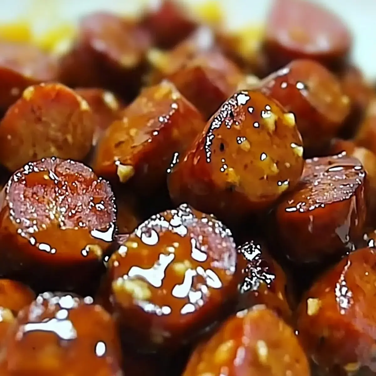 Slow Cooker Honey Mustard Kielbasa Bites