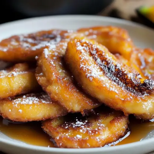 Skillet Banana Fritters