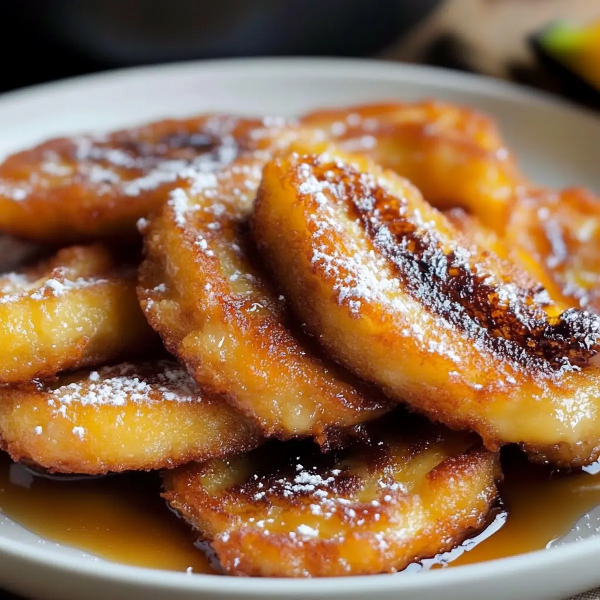 Skillet Banana Fritters