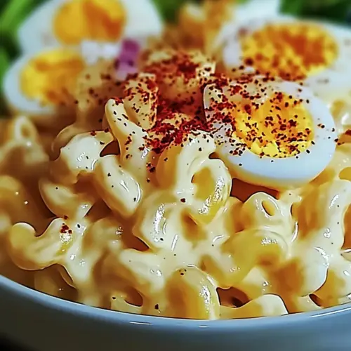 Deviled Egg Macaroni Salad