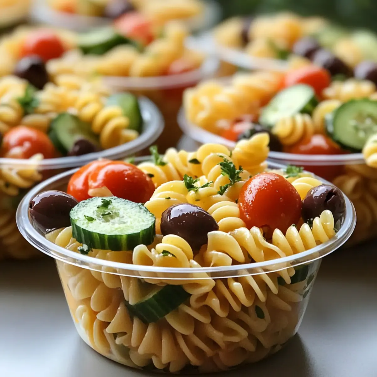 Pasta Salad Cups