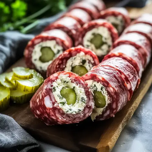 Keto Salami Roll-Ups