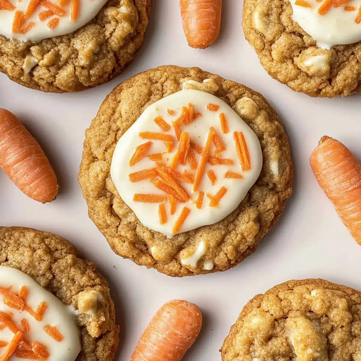 Vegan Carrot Cake Cookies