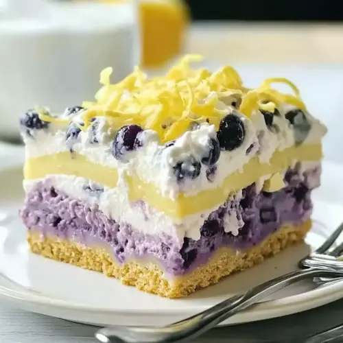 Lemon Blueberry Lasagna