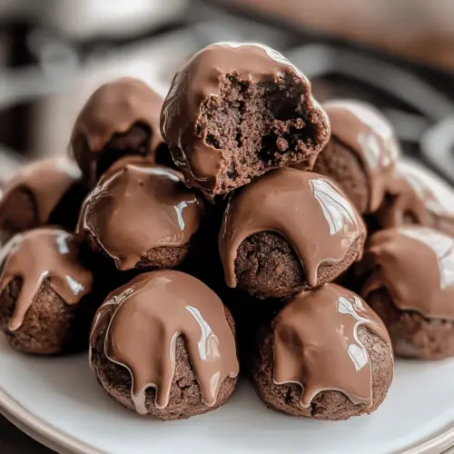 No-Bake Cottage Cheese Brownie Batter Protein Bites