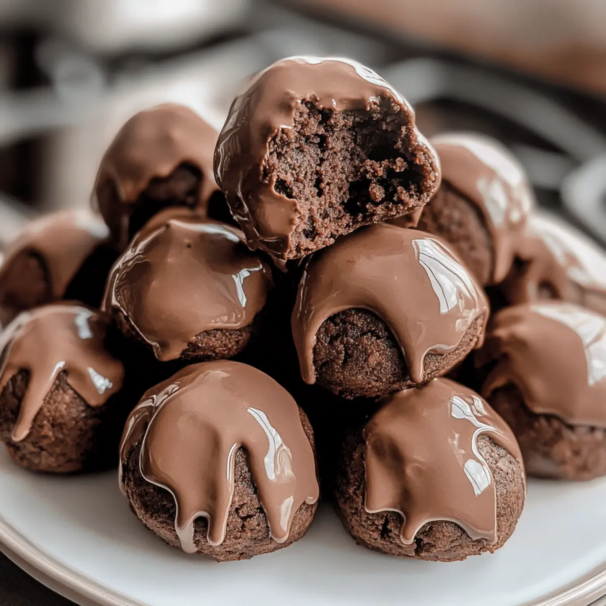 No-Bake Cottage Cheese Brownie Batter Protein Bites