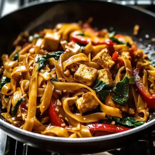 Spicy Vegan Drunken Noodles