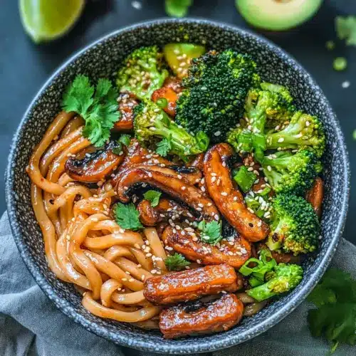 Udon Noodle and Veggie Bowl