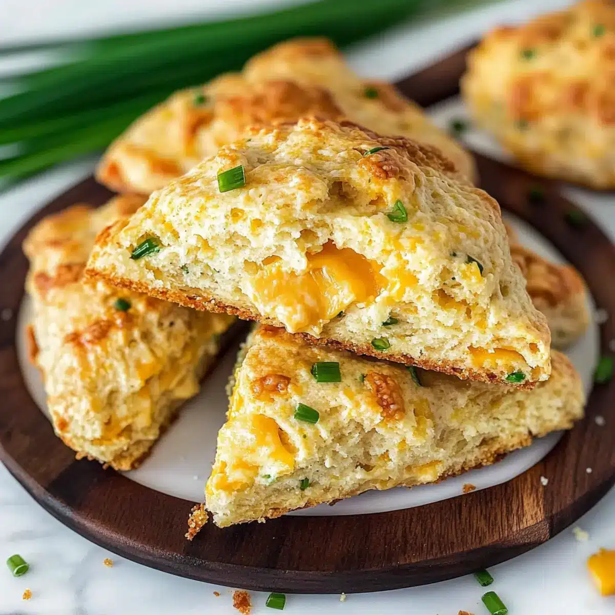 Cheese and Chive Scones