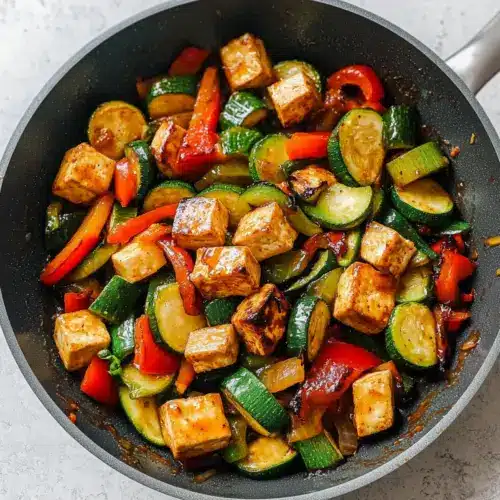 Zucchini Stir Fry With Tofu