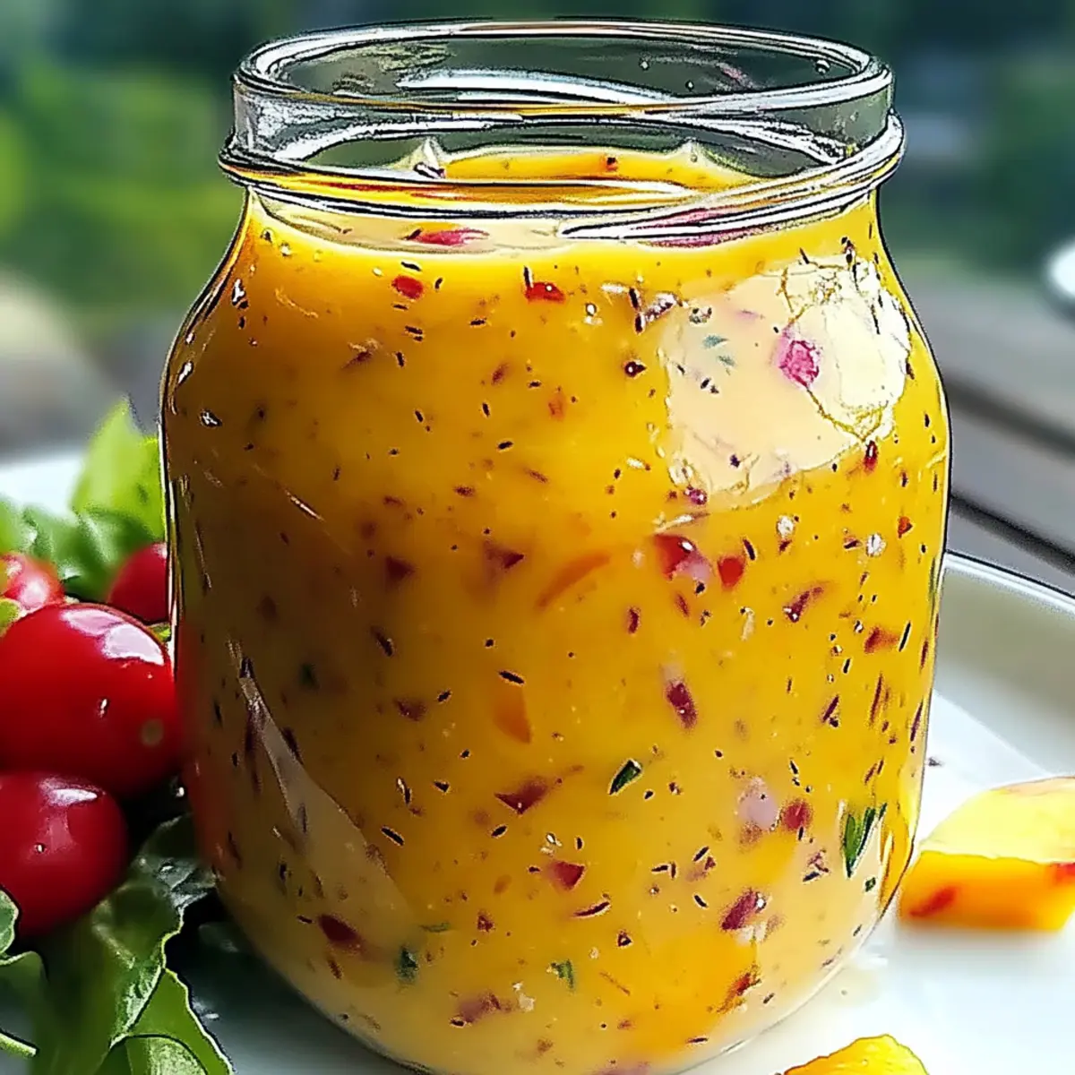 Tasty Peach Salad Dressing