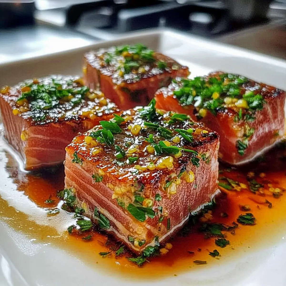 Garlic Butter Ahi Tuna