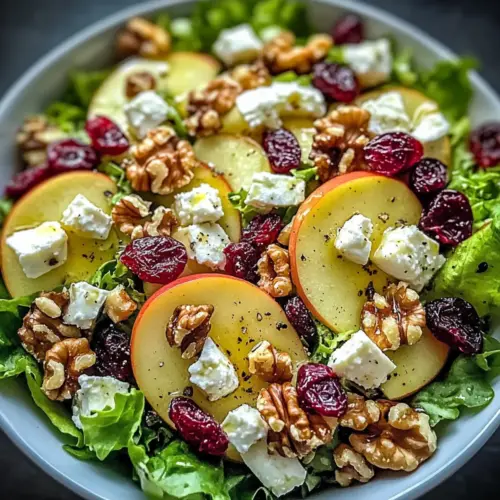 Vibrant Honeycrisp Apple Feta Salad